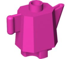 Duplo, Figure Wear & Utensil Teapot / Coffeepot, Indented Base
