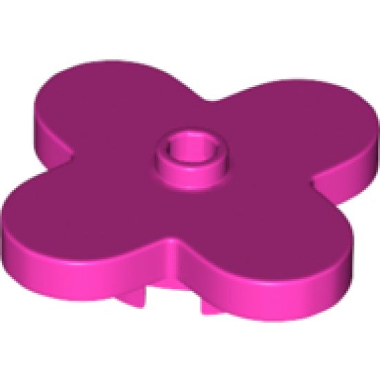 Plant Flower 4 x 4 Rounded Petals