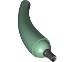 Animal, Body Part Dinosaur Tail / Neck Base Section with Black Technic Pin