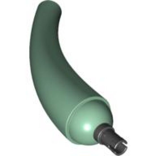 Animal, Body Part Dinosaur Tail / Neck Base Section with Black Technic Pin