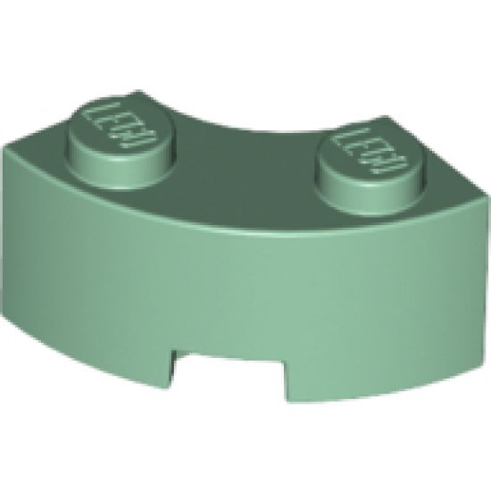 Brick, Round Corner 2 x 2 Macaroni with Stud Notch and Reinforced Underside