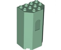 Panel 3 x 4 x 6 Turret Wall with Window