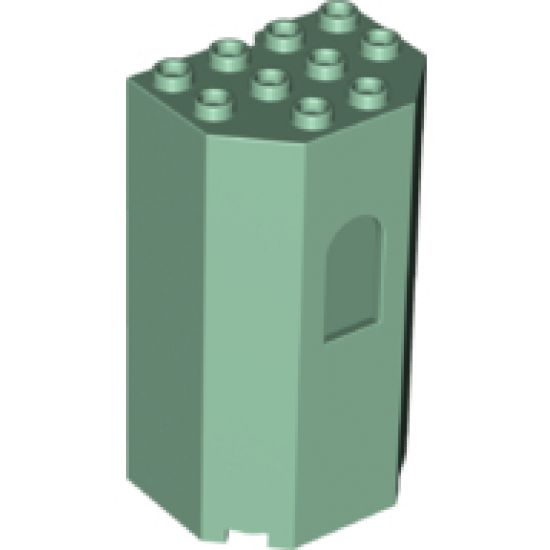 Panel 3 x 4 x 6 Turret Wall with Window