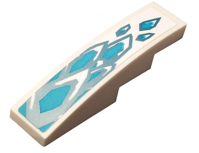 Slope, Curved 4 x 1 with Ice Pattern (Sticker) - Set 70667