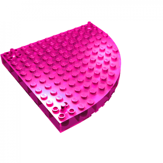 Brick, Round Corner 12 x 12 with 3 Support Pegs