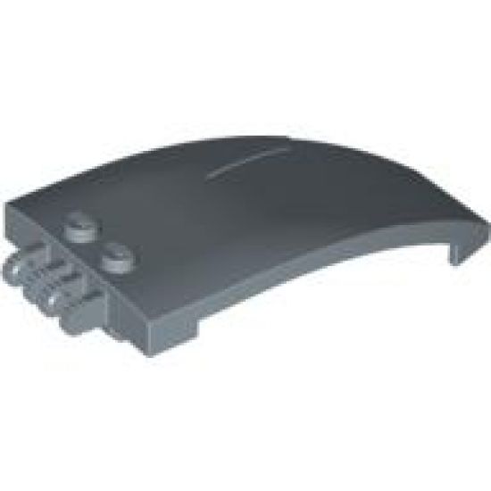 Windscreen 8 x 4 x 2 Curved Taper with Locking Dual 2 Fingers