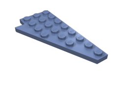 Wedge, Plate 8 x 4 Wing Right