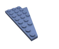 Wedge, Plate 8 x 4 Wing Left
