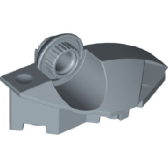 Large Figure Part Foot with Rotation Ball Joint Half (Vertical Side)