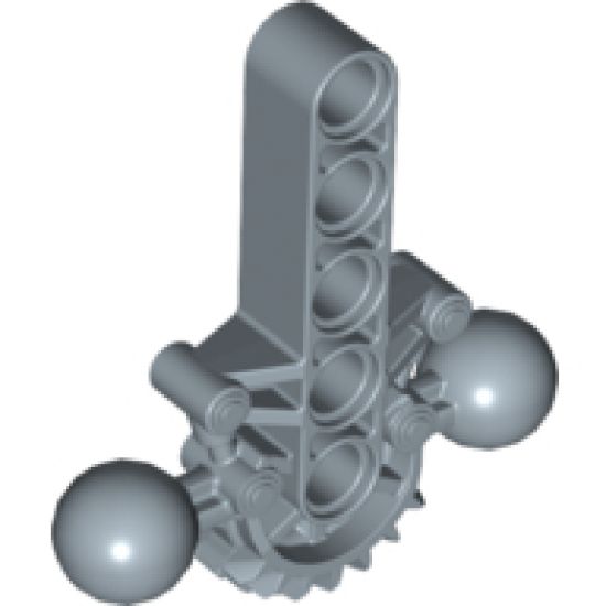 Bionicle Hips / Lower Torso with 2 Ball Joint and 7 Tooth Half Gear