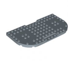 Brick, Modified 8 x 16 x 2/3 with 1 x 4 Indentations and 2 Rounded Corners