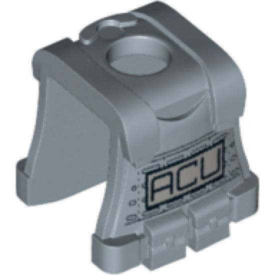 Minifigure, Body Wear Vest Body Armor with 'ACU' Pattern