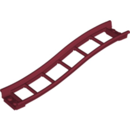 Train, Track Roller Coaster Ramp Small, 3 Bricks Elevation