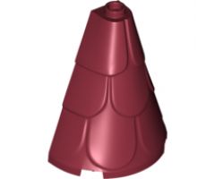 Roof Tower 2 x 4 x 4 Half Cone Shaped with Roof Tiles