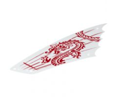 Cloth Sail 29 x 9.5 with Red Ninjago Dragon Pattern