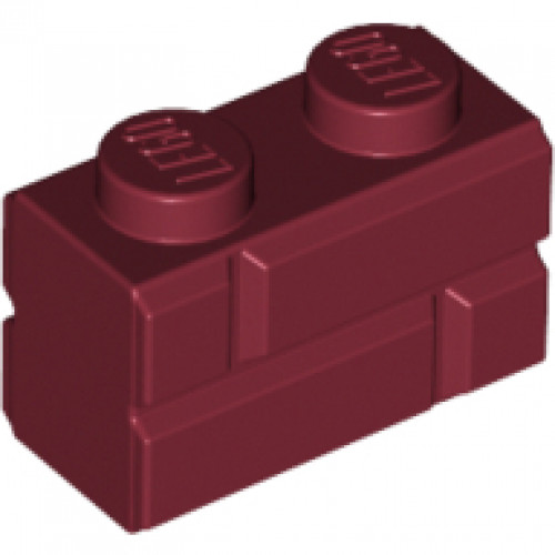 Brick, Modified 1 x 2 with Masonry Profile