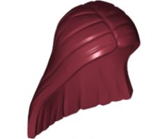 Minifigure, Hair Female Long and Straight, Parted in the Middle