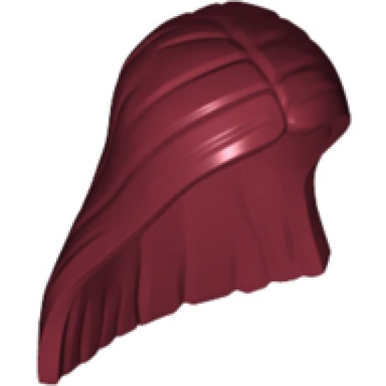Minifigure, Hair Female Long and Straight, Parted in the Middle