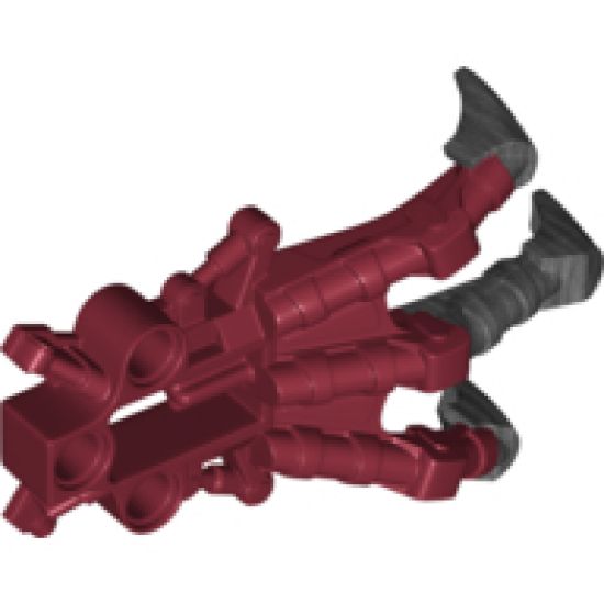 Bionicle Foot Piraka Clawed with Pearl Dark Gray Talons