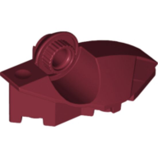 Large Figure Part Foot with Rotation Ball Joint Half (Vertical Side)