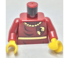Torso Harry Potter Quidditch Gryffindor Pattern / Dark Red Arms / Yellow Hands