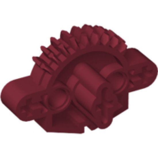 Bionicle Matoran Torso, Gear 9 Tooth with 3 Axle Holes and 2 Pin Holes