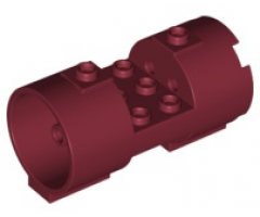 Cylinder 3 x 6 x 2 2/3 Horizontal - Square Connections Between Interior Studs