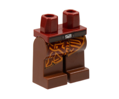 Hips and Reddish Brown Legs with SW Belt and Skirt Pattern
