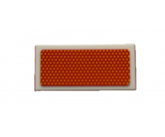 Tile 1 x 2 with Rear Red Reflector Pattern (Sticker) - Set 42078