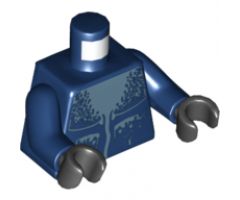 Torso Atlantis Manta Ray Pattern / Dark Blue Arms / Black Hands