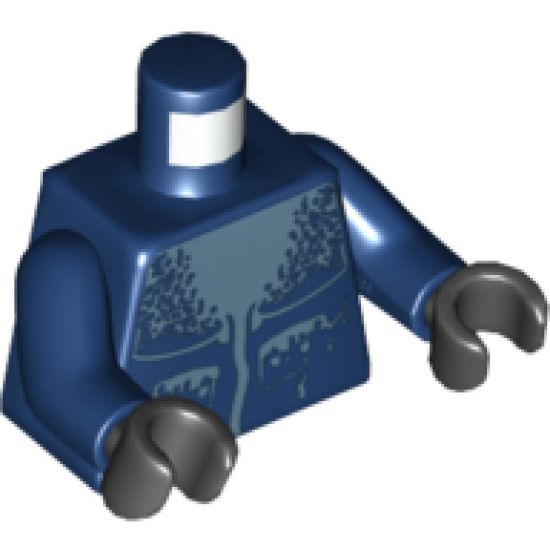 Torso Atlantis Manta Ray Pattern / Dark Blue Arms / Black Hands