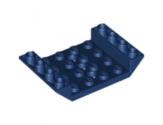 Slope, Inverted 45 6 x 4 Double with 4 x 4 Cutout and 3 Holes