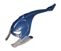 Bionicle, Kanohi Mask Kiina with Marbled Flat Silver Pattern