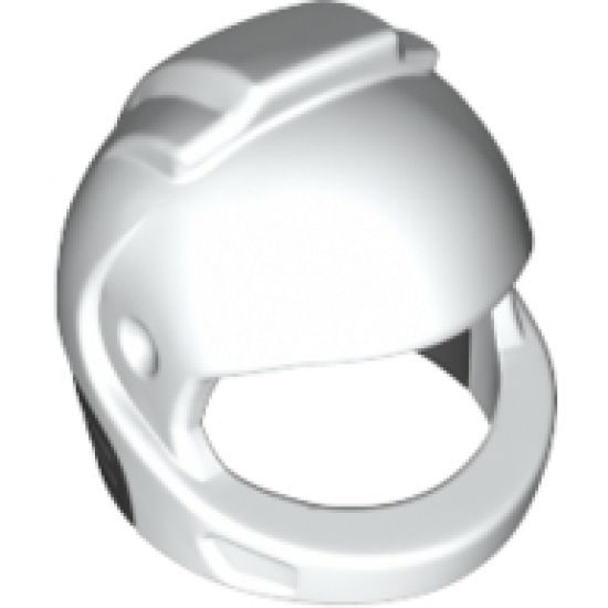 Minifigure, Headgear Helmet Space, City Astronaut with Black Neck Base Pattern