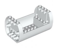 Cylinder 6 x 10 x 4 1/3 with Open Sides and Pin Holes