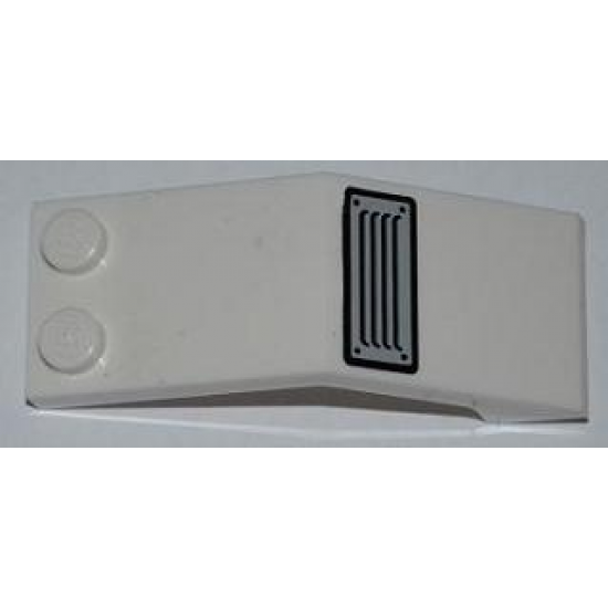 Windscreen 5 x 2 x 1 2/3 with Grille Pattern (Sticker) - Set 7726