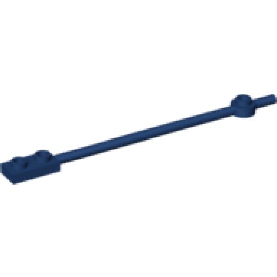 Bar 12L with 1 x 2 Plate End Hollow Studs and 1 x 1 Round Plate End