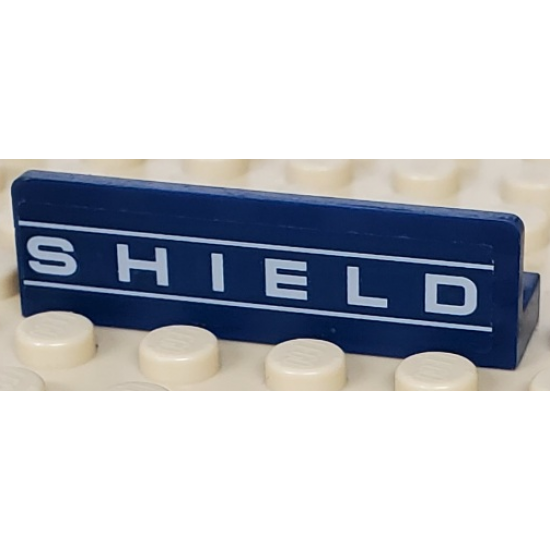 Panel 1 x 4 x 1 with 'SHIELD' Pattern (Sticker) - Set 6868