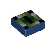 Tile 1 x 1 with Pixelated Pattern (Minecraft Eye of Ender)