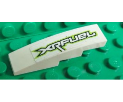 Slope, Curved 4 x 1 with 'XRFUEL' Pattern Model Right Side (Sticker) - Set 8492