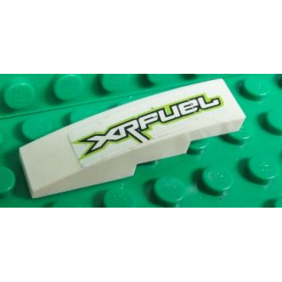 Slope, Curved 4 x 1 with 'XRFUEL' Pattern Model Right Side (Sticker) - Set 8492