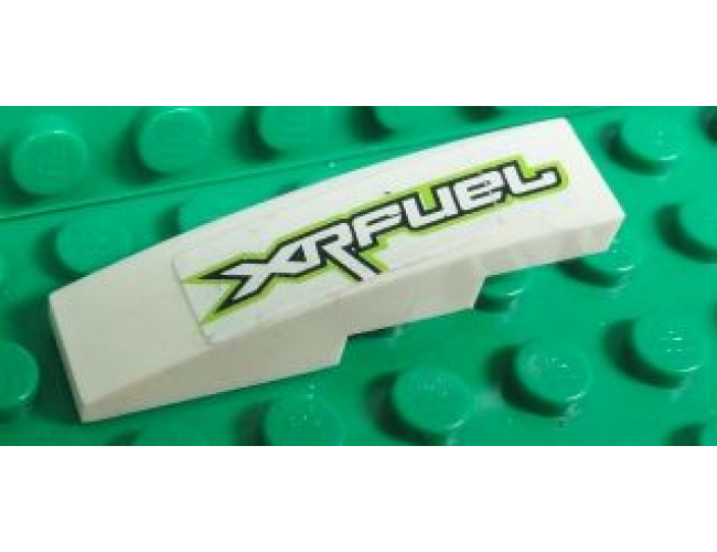 Slope, Curved 4 x 1 with 'XRFUEL' Pattern Model Right Side (Sticker) - Set 8492