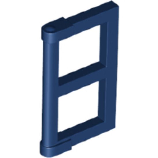 Pane for Window 1 x 2 x 3 with Thick Corner Tabs