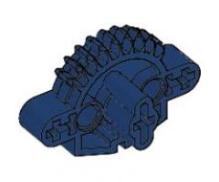 Bionicle Matoran Torso, Gear 9 Tooth with 3 Axle Holes and 2 Pin Holes