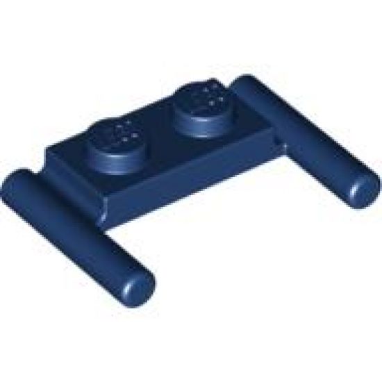 Plate, Modified 1 x 2 with Bar Handles - Flat Ends, Low Attachment