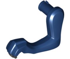 Animal, Body Part Dinosaur Leg Small (Front) Raptor Left with Black Pin and Black Claws Pattern