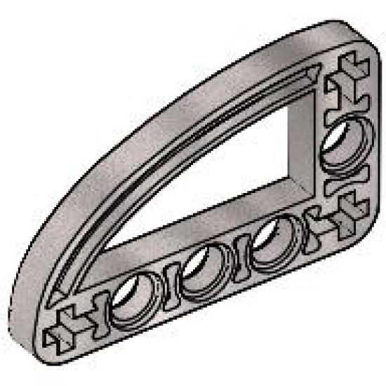 Technic, Liftarm Modified L-Shape Quarter Ellipse Thin 3 x 5