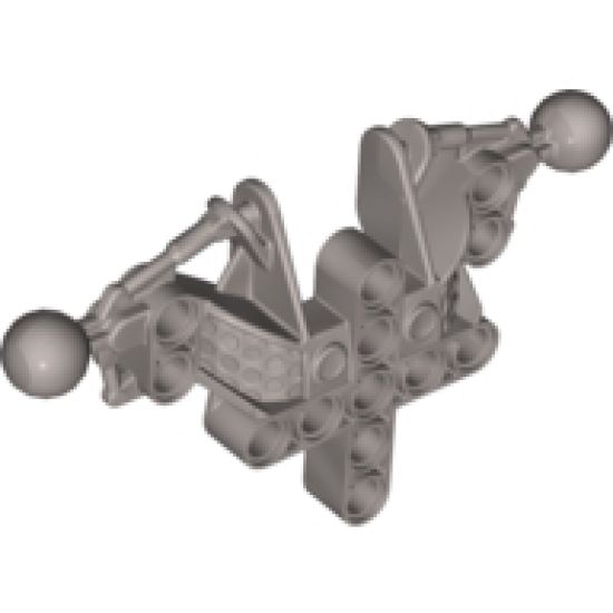 Bionicle Toa Inika Upper Torso / Shoulders Section
