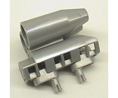 Technic Engine Tuneable, Block with Two Round Air Scoops (for part 2133)