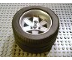 Wheel & Tire Assembly 62mm D. x 46mm Technic Racing Large, with Black Tire Technic Racing Large (22969 / 32296)
